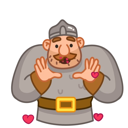 🫶 Стикер «Добрые воины» для Telegram