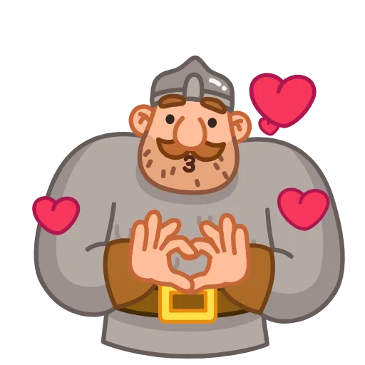 🫶 Эмодзи «Добрые воины» для Telegram
