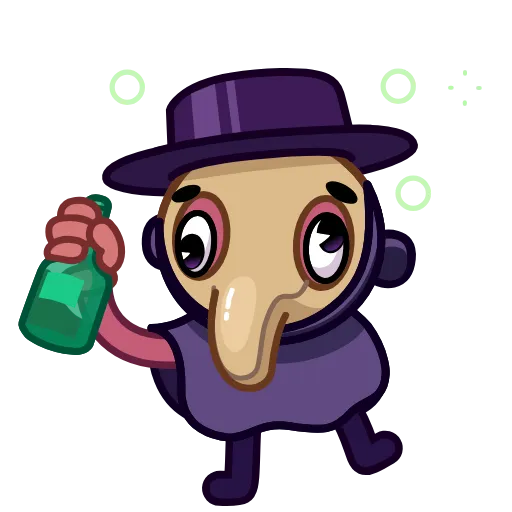 🥴 Эмодзи «Doctor Bubonic Emoji» для Telegram