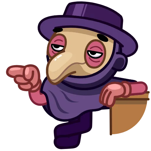 😏 Эмодзи «Doctor Bubonic Emoji» для Telegram
