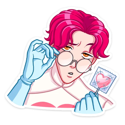 🍭 Стикер «Доктор Валентайн» для Telegram