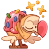 😌 Эмодзи «Додонат - птица додо из вк» для Telegram