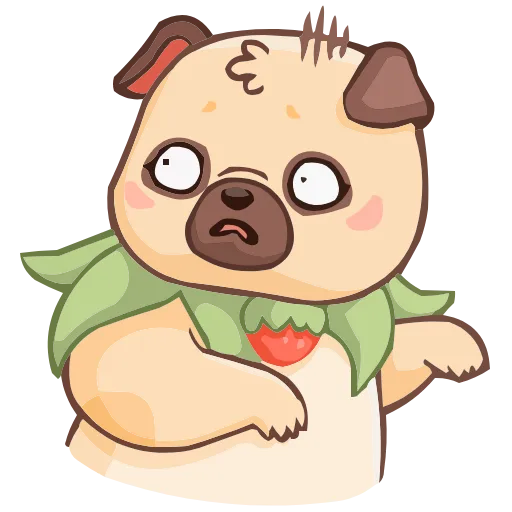 😦 Эмодзи «Падди» для Telegram