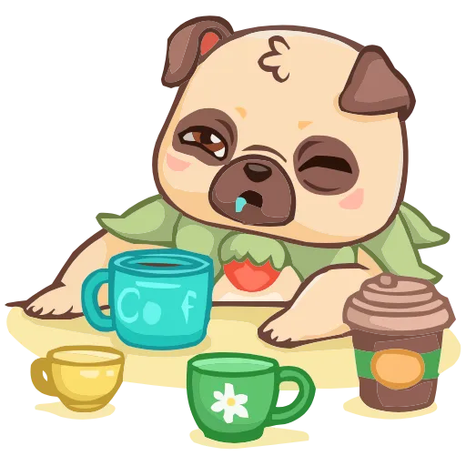 ☕️ Эмодзи «Падди» для Telegram