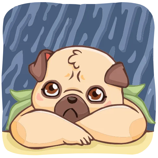 😔 Эмодзи «Падди» для Telegram