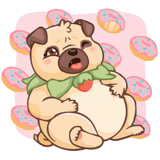 🍩 Эмодзи «Падди» для Telegram