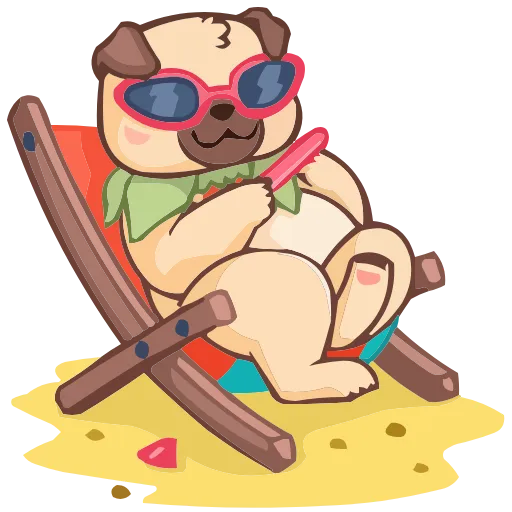 🏖 Эмодзи «Падди» для Telegram