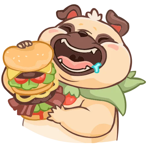 🍔 Эмодзи «Падди» для Telegram