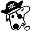 🏴‍☠️ Эмодзи «🥷 Telegram Dogs - собачки Телеграм» для Telegram