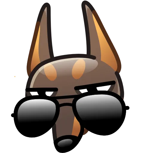 😎 Стикер «Dogs Emoji» для Telegram