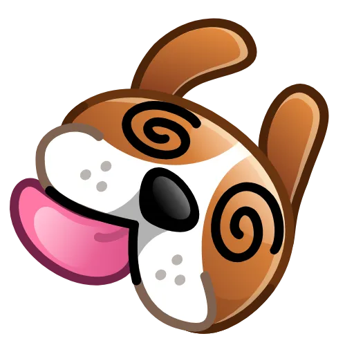 😵‍💫 Стикер «Dogs Emoji» для Telegram