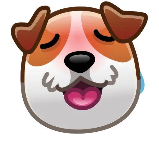 🥵 Стикер «Dogs Emoji» для Telegram