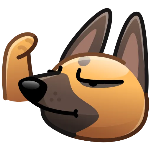 🫡 Стикер «Dogs Emoji» для Telegram