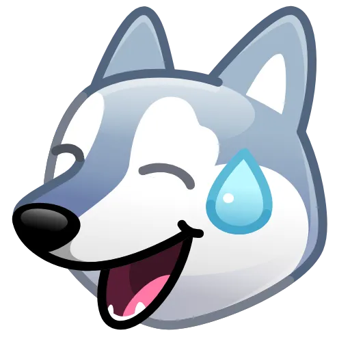 😅 Стикер «Dogs Emoji» для Telegram