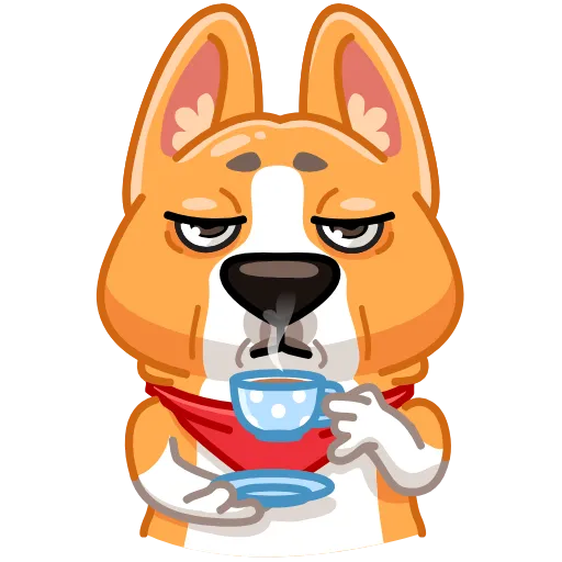 😐 Эмодзи «Собачки» для Telegram