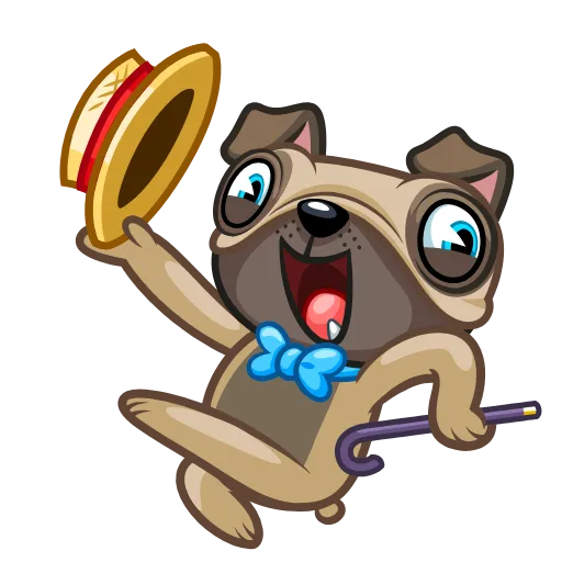 💃 Эмодзи «Собачки» для Telegram