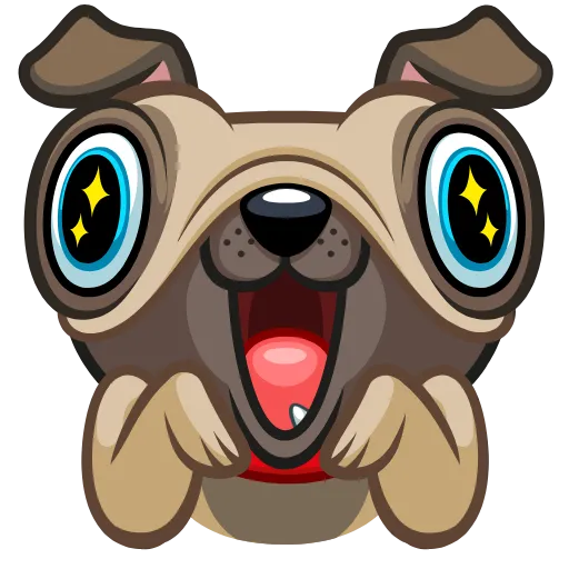😊 Эмодзи «Собачки» для Telegram