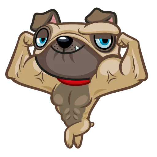 💪 Эмодзи «Собачки» для Telegram