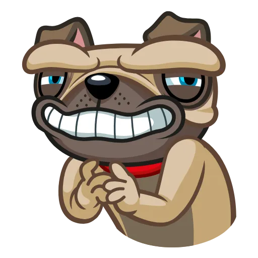 😏 Эмодзи «Собачки» для Telegram