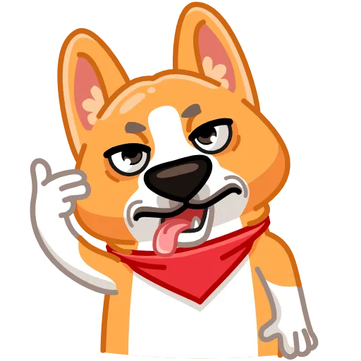 😵 Эмодзи «Собачки» для Telegram