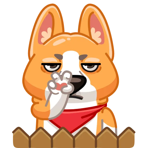 😑 Эмодзи «Собачки» для Telegram