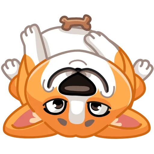 🙃 Эмодзи «Собачки» для Telegram
