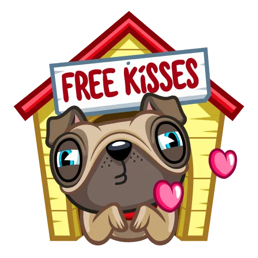 😘 Эмодзи «Собачки» для Telegram