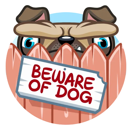 😡 Эмодзи «Собачки» для Telegram