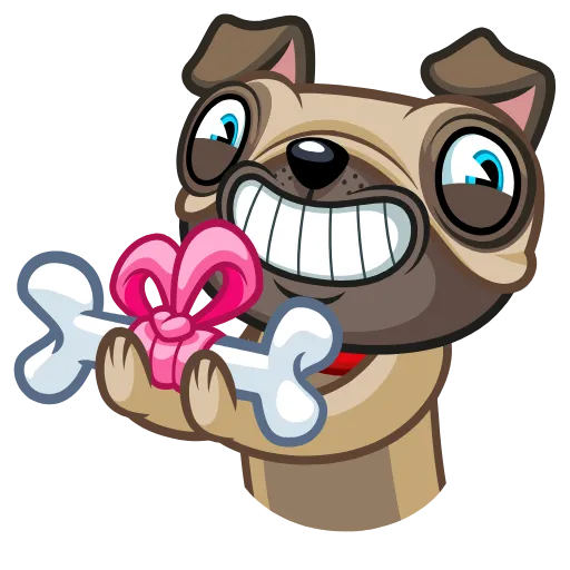 🦴 Эмодзи «Собачки» для Telegram