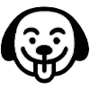 🐶 Эмодзи «🥰 Адаптивный набор эмоджи с собачками» для Telegram