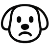 🙁 Эмодзи «🥰 Адаптивный набор эмоджи с собачками» для Telegram