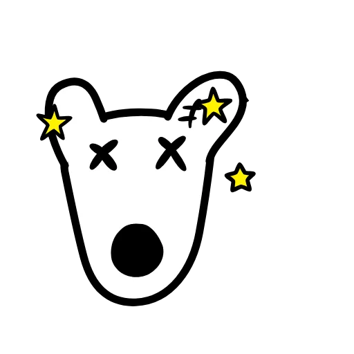 😵 Эмодзи «Dogs 1» для Telegram