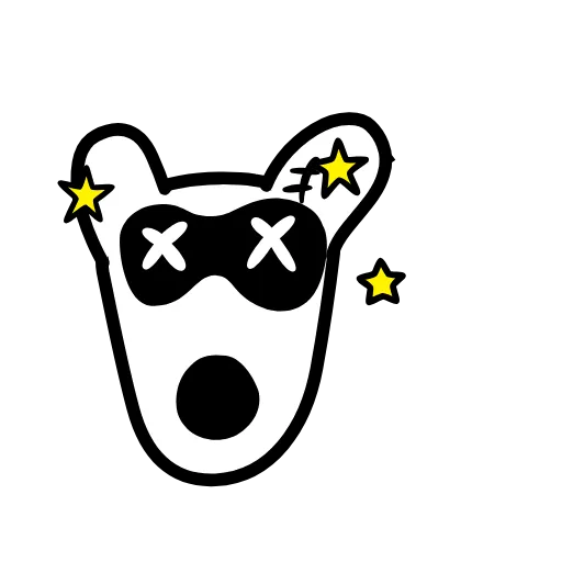 😵 Эмодзи «Dogs 1» для Telegram