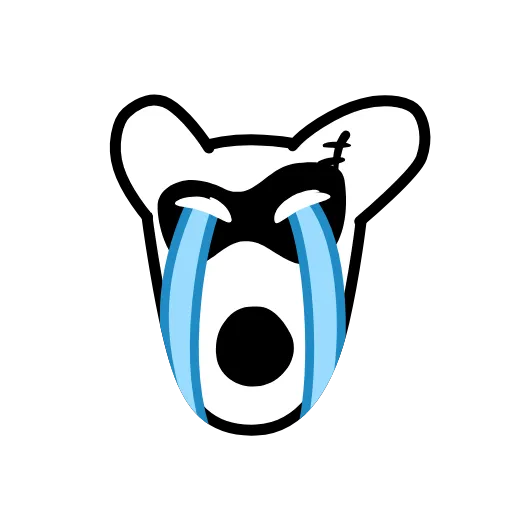 😭 Эмодзи «Dogs 1» для Telegram