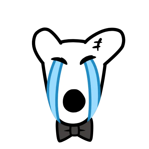 😭 Эмодзи «Dogs 1» для Telegram