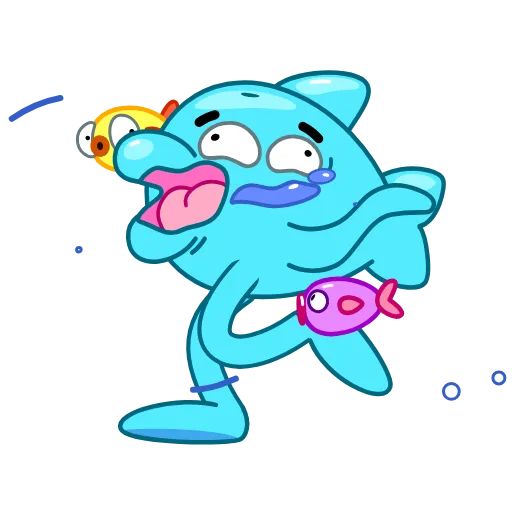 😳 Эмодзи «Dolphin Jumpy» для Telegram