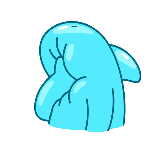 🤦‍♂ Эмодзи «Dolphin Jumpy» для Telegram