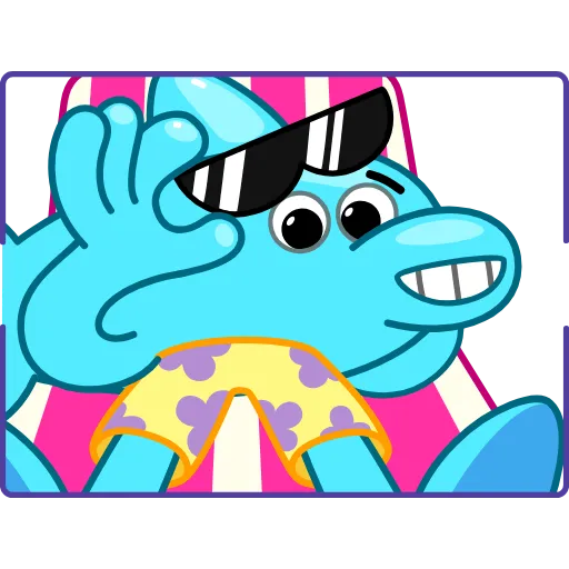😎 Эмодзи «Dolphin Jumpy» для Telegram