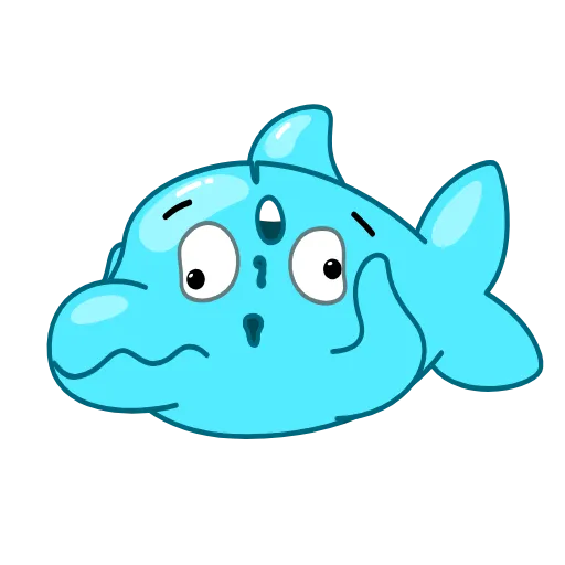 🤪 Эмодзи «Dolphin Jumpy» для Telegram