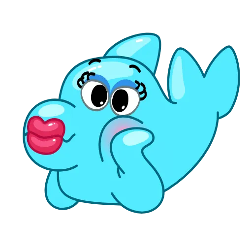 😁 Эмодзи «Dolphin Jumpy» для Telegram