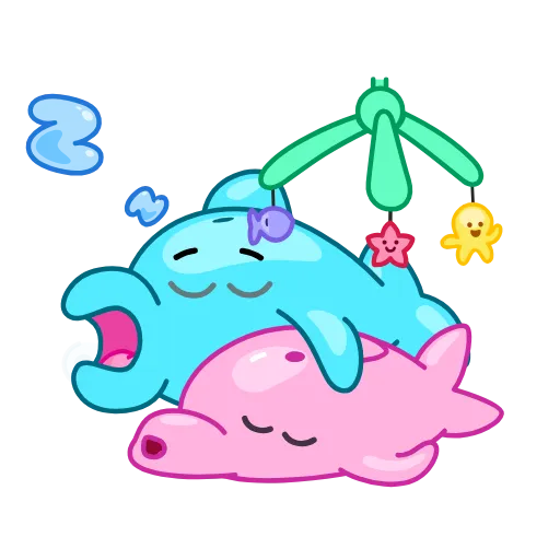 😴 Эмодзи «Dolphin Jumpy» для Telegram