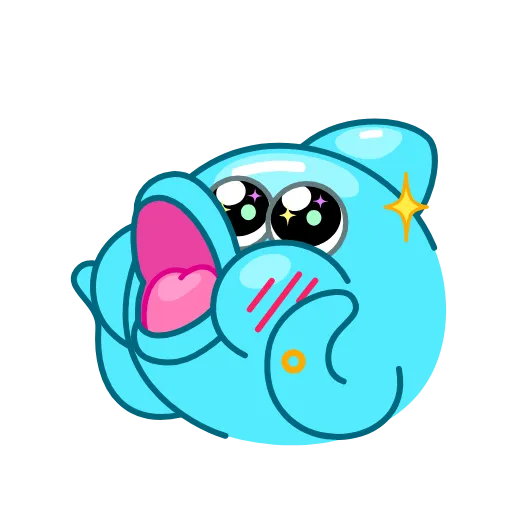 🥺 Эмодзи «Dolphin Jumpy» для Telegram