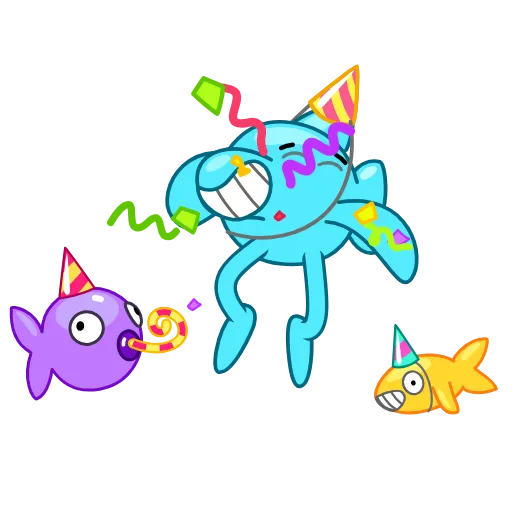 🥳 Эмодзи «Dolphin Jumpy» для Telegram