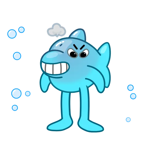 😡 Эмодзи «Dolphin Jumpy» для Telegram