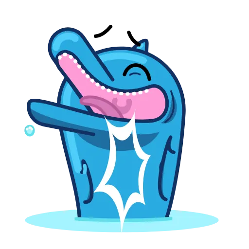 Эмодзи Dolphins для Telegram — скачать
