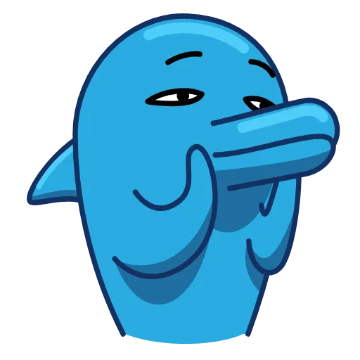 😌 Эмодзи «Dolphins» для Telegram