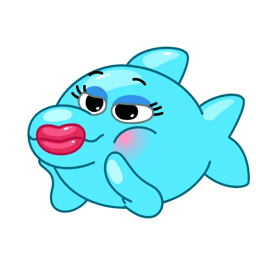 💋 Эмодзи «Dolphins» для Telegram