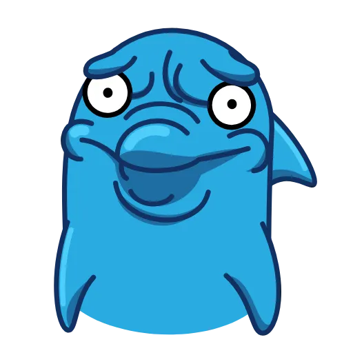 🤢 Эмодзи «Dolphins» для Telegram