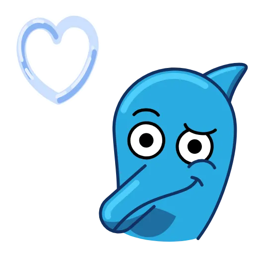 😘 Эмодзи «Dolphins» для Telegram