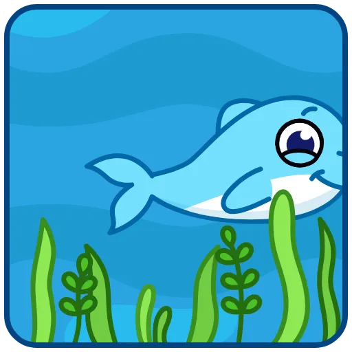 👋 Эмодзи «Dolphins» для Telegram